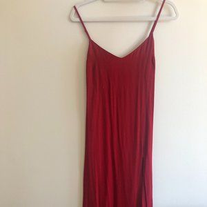 Red Reformation Crimini Midi Dress, XS